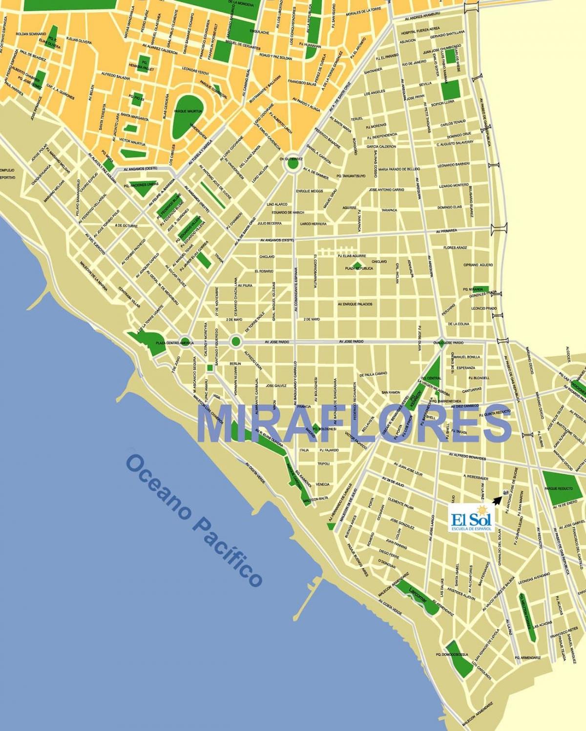 miraflores Lima carte