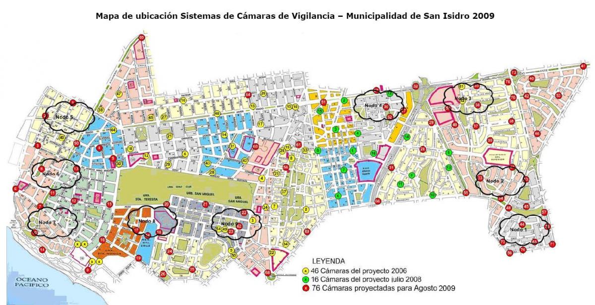 Carte de san isidro de Lima